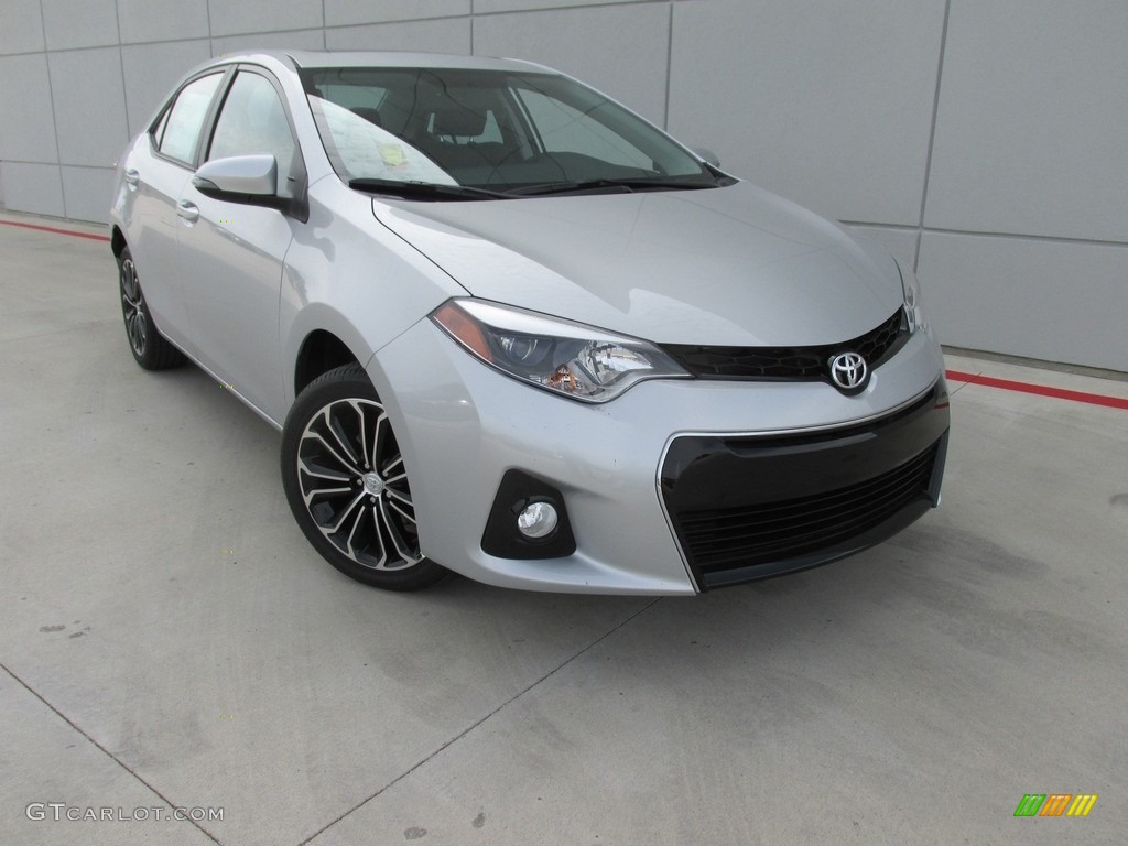 2016 Corolla S Plus - Classic Silver Metallic / Black photo #1