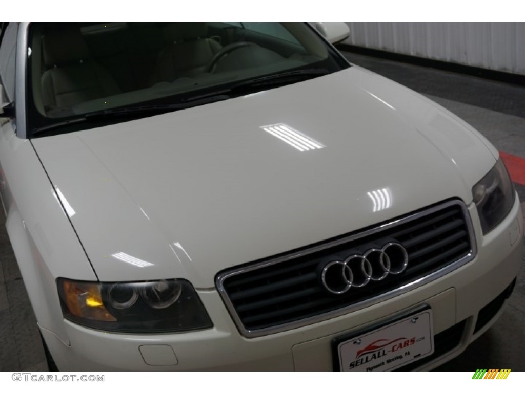 2005 A4 1.8T Cabriolet - Arctic White / Beige photo #57