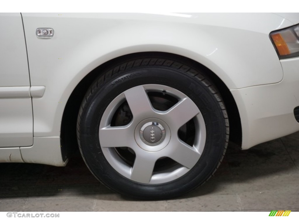2005 A4 1.8T Cabriolet - Arctic White / Beige photo #59