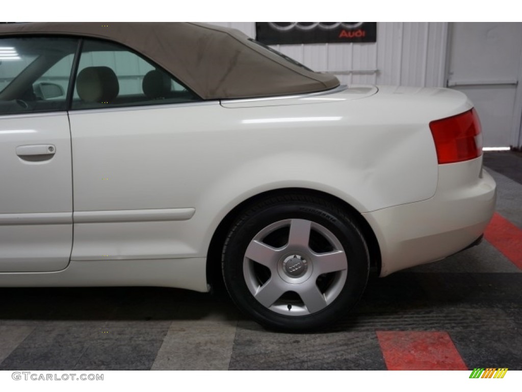 2005 A4 1.8T Cabriolet - Arctic White / Beige photo #72