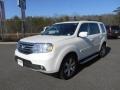 2013 White Diamond Pearl Honda Pilot Touring 4WD  photo #3