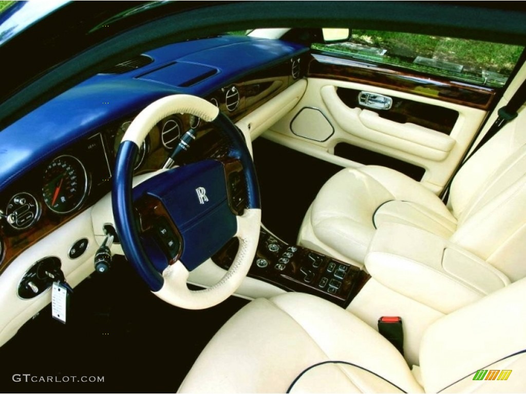 Cream/Blue Interior 2000 Rolls-Royce Silver Seraph Standard Silver Seraph Model Photo #112118171