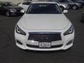 2015 Moonlight White Infiniti Q50 3.7  photo #2