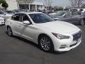 2015 Moonlight White Infiniti Q50 3.7  photo #4