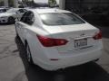 2015 Moonlight White Infiniti Q50 3.7  photo #11