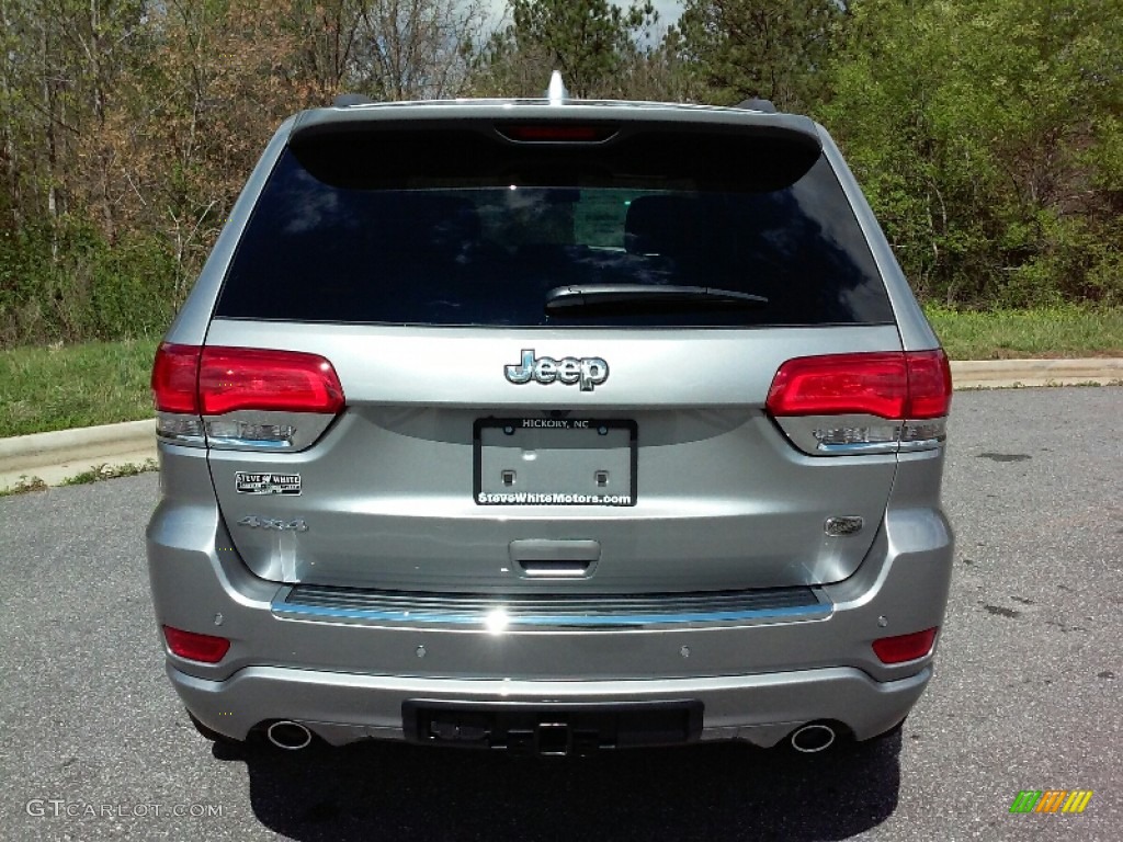 2016 Grand Cherokee Overland - Billet Silver Metallic / Black photo #6