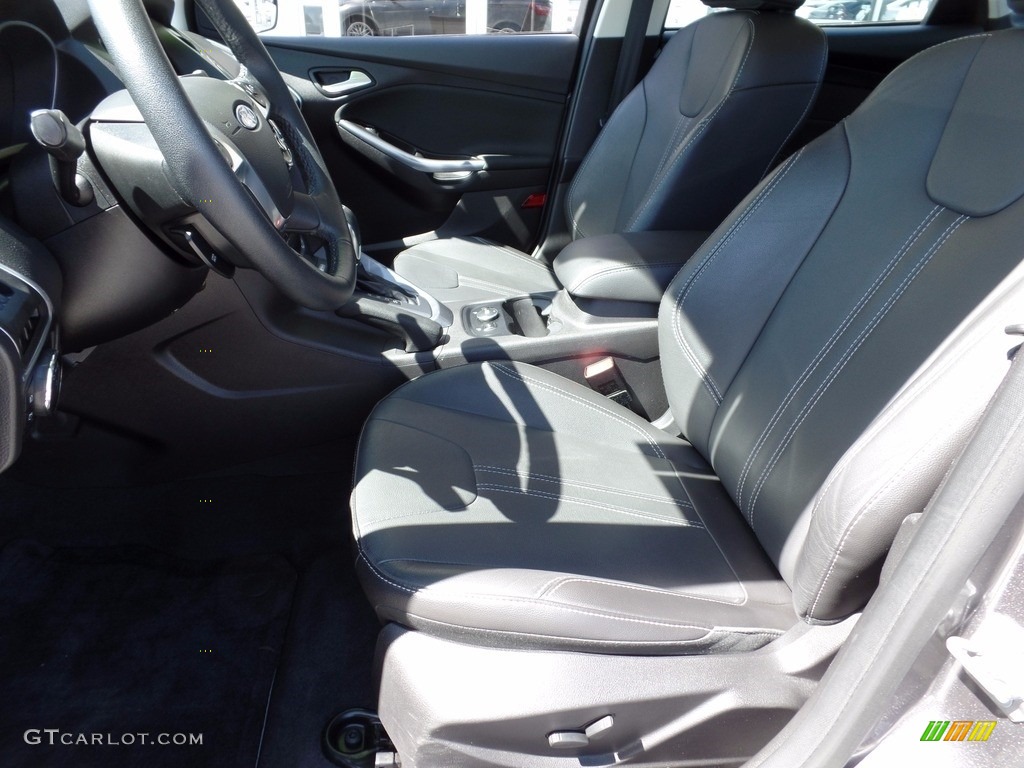 2014 Focus Titanium Sedan - Sterling Gray / Charcoal Black photo #11