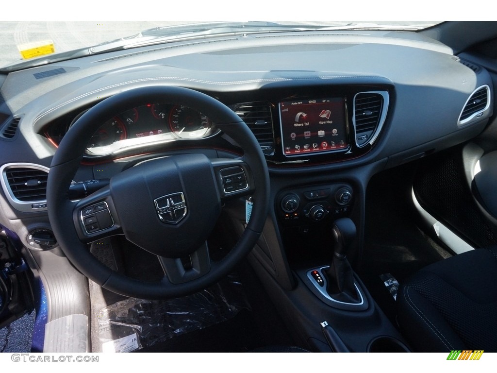 2016 Dart SXT Rallye - True Blue Pearl / Black/Light Tungsten photo #7