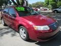 Berry Red 2007 Saturn ION 2 Sedan