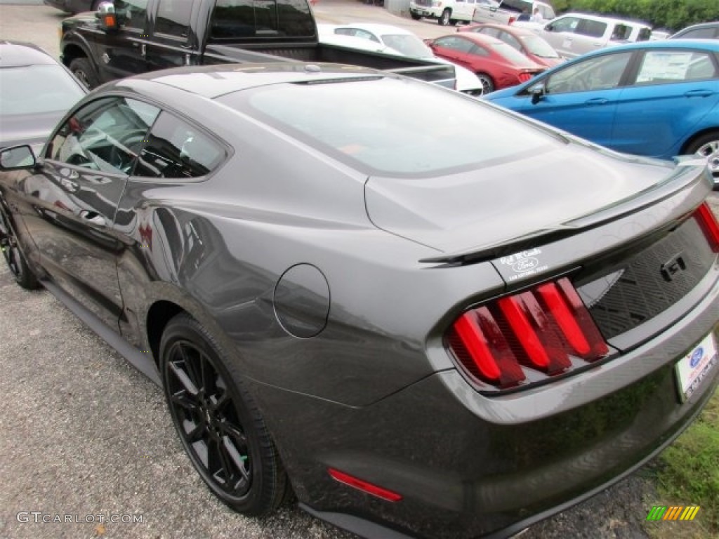 2016 Mustang GT Premium Coupe - Magnetic Metallic / Red Line photo #5