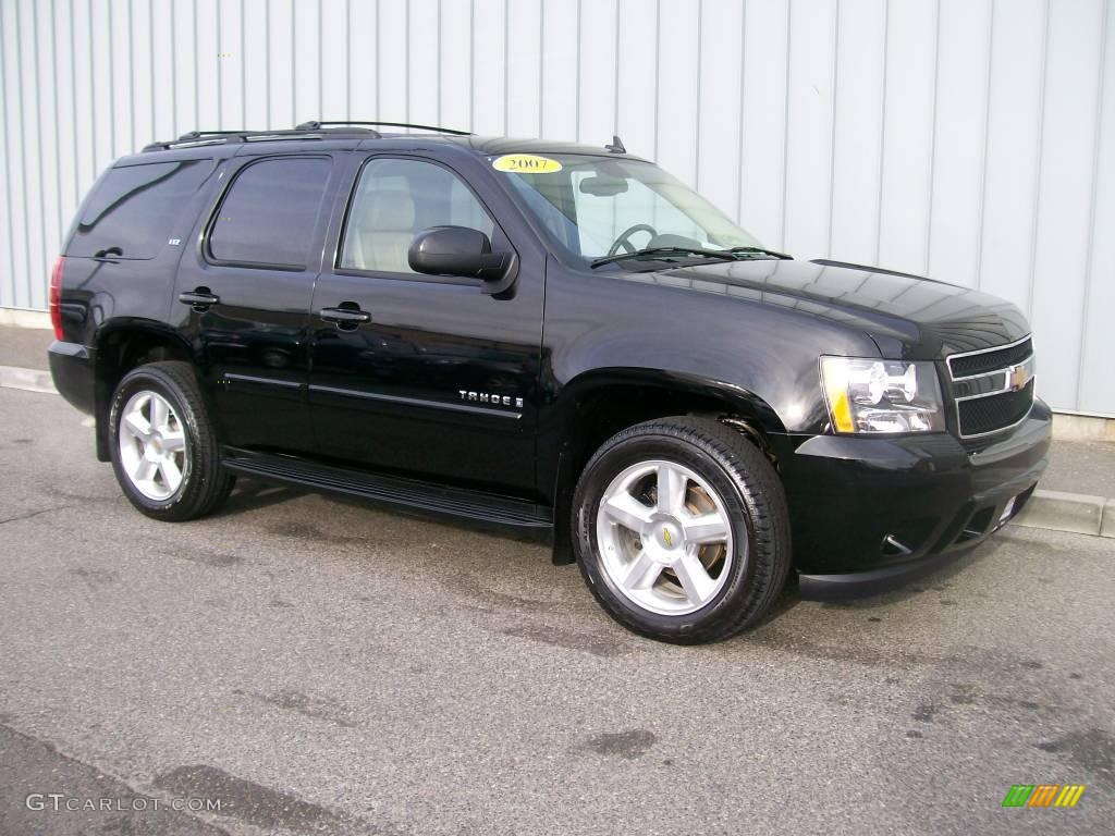 2007 Black Chevrolet Tahoe Ltz 4x4 1085797 Gtcarlot Com