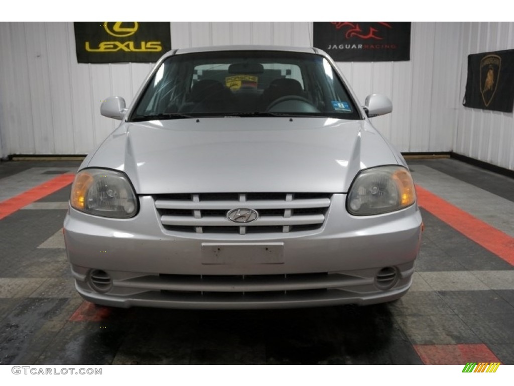 2005 Accent GLS Sedan - Silver Mist / Gray photo #4