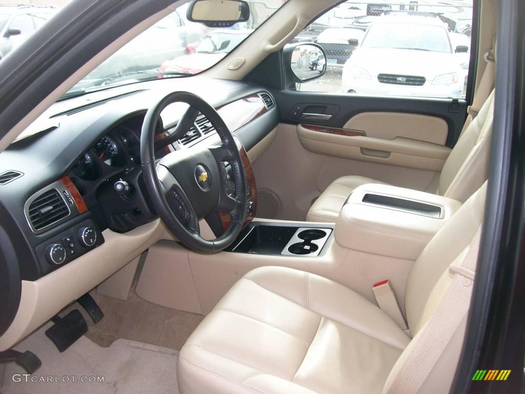 2007 Tahoe LTZ 4x4 - Black / Light Cashmere/Ebony photo #4