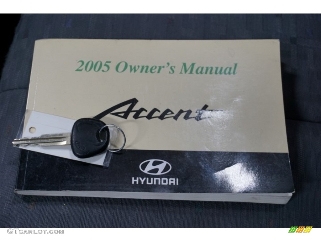 2005 Accent GLS Sedan - Silver Mist / Gray photo #38