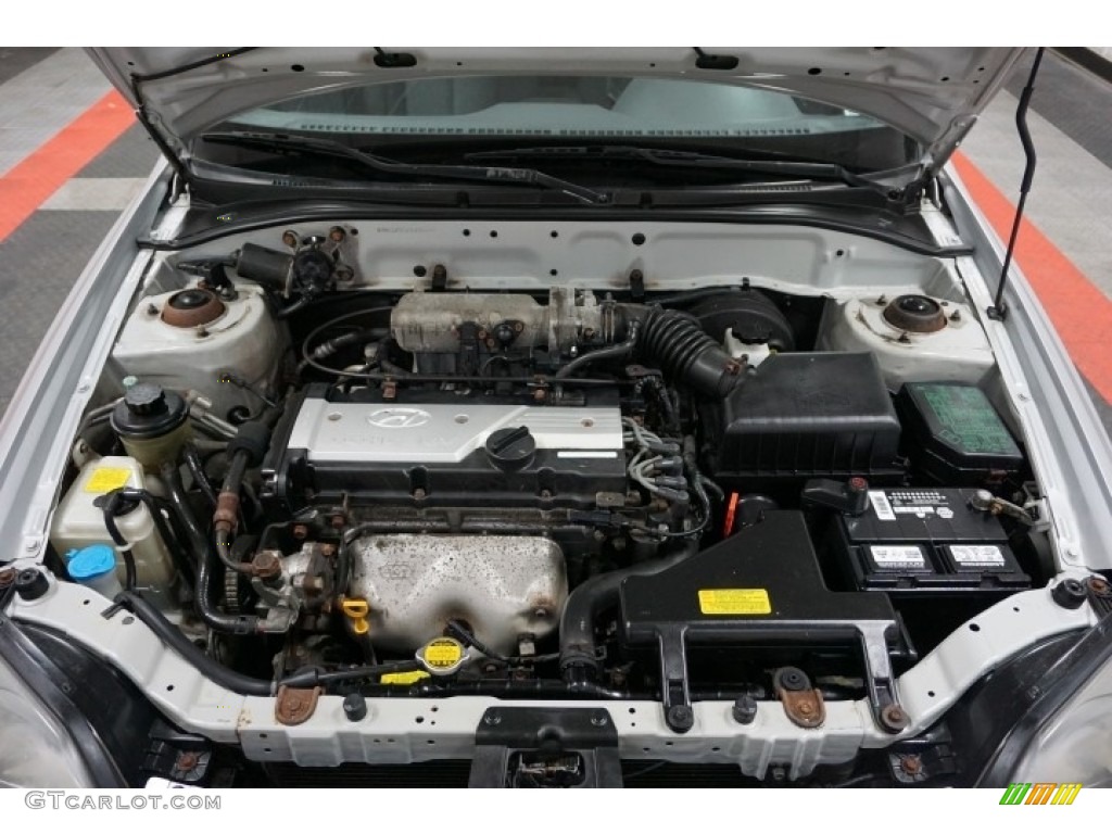 2005 Accent GLS Sedan - Silver Mist / Gray photo #39