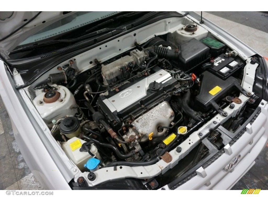 2005 Accent GLS Sedan - Silver Mist / Gray photo #41