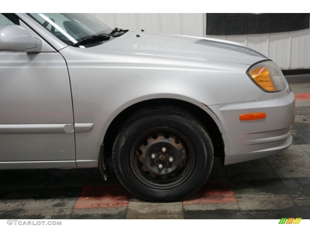 2005 Accent GLS Sedan - Silver Mist / Gray photo #47