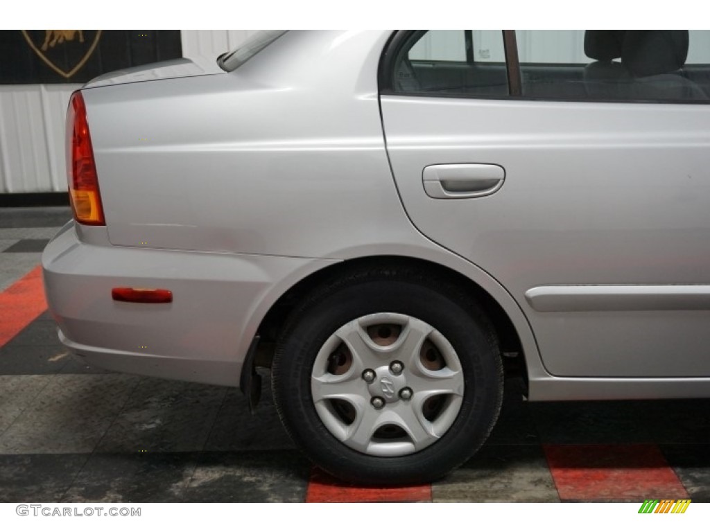 2005 Accent GLS Sedan - Silver Mist / Gray photo #56