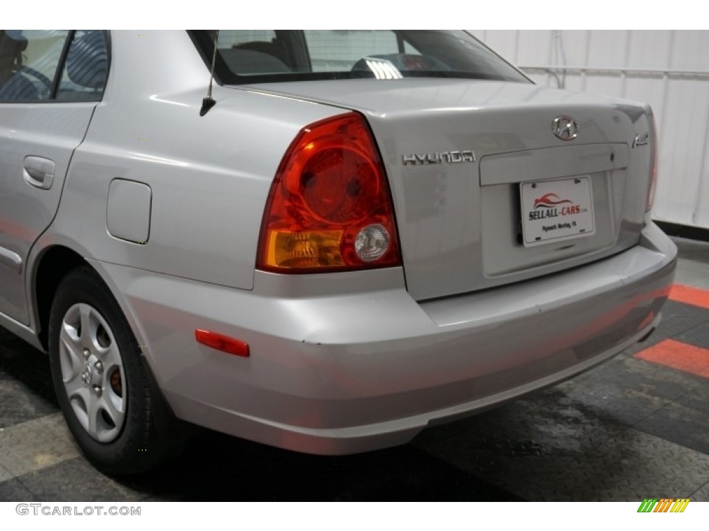 2005 Accent GLS Sedan - Silver Mist / Gray photo #63
