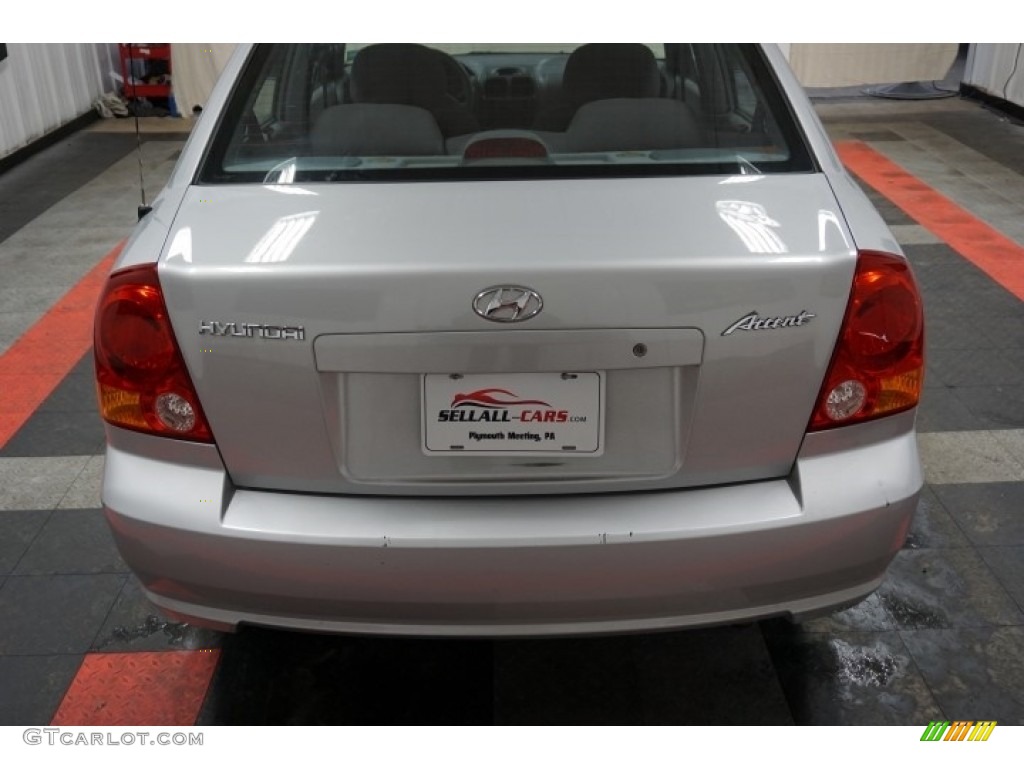 2005 Accent GLS Sedan - Silver Mist / Gray photo #69