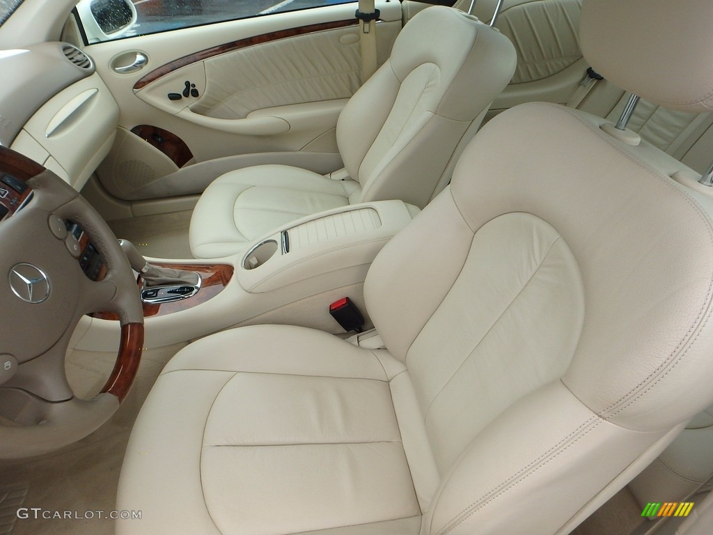 2008 CLK 350 Coupe - Arctic White / Cappuccino/Black photo #22