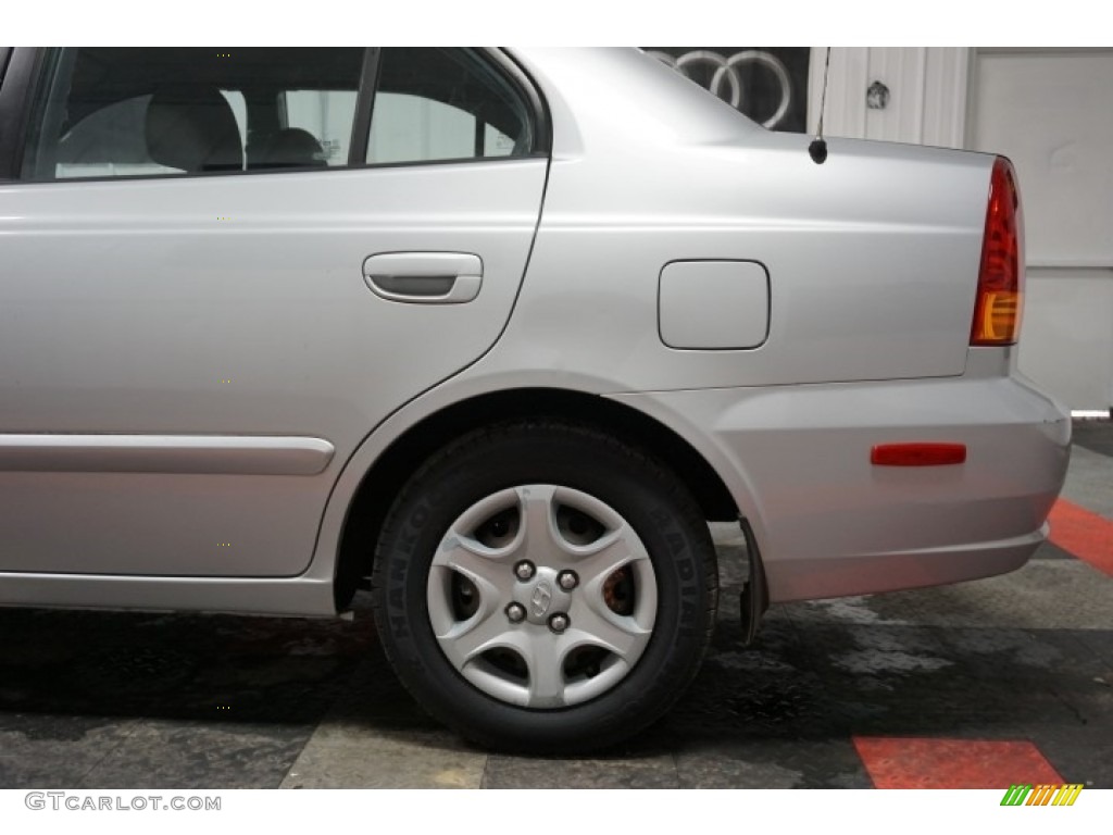 2005 Accent GLS Sedan - Silver Mist / Gray photo #70
