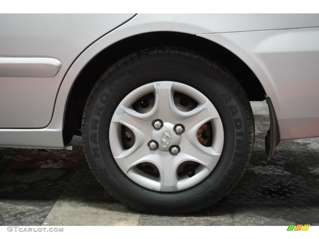 2005 Accent GLS Sedan - Silver Mist / Gray photo #71