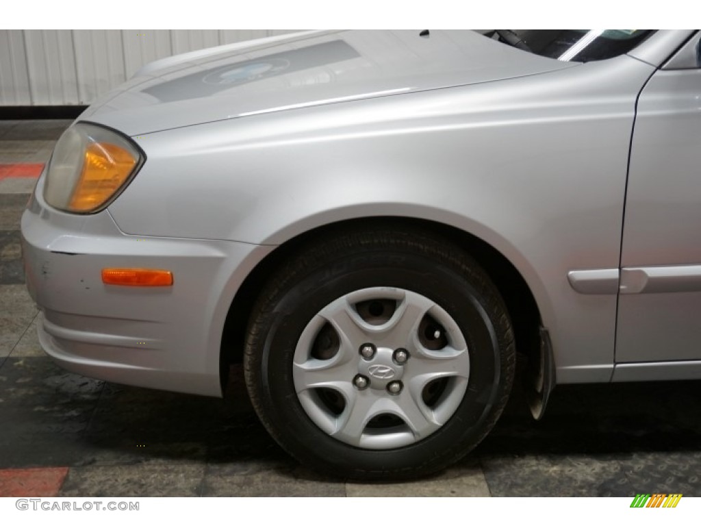 2005 Accent GLS Sedan - Silver Mist / Gray photo #77