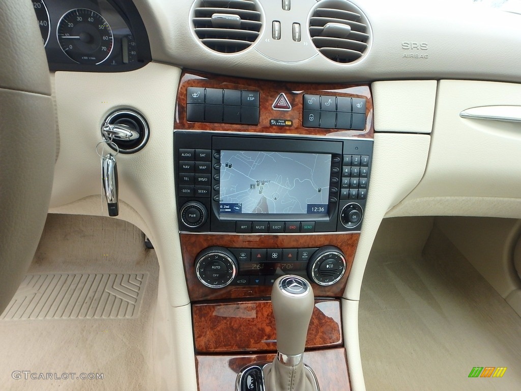 2008 CLK 350 Coupe - Arctic White / Cappuccino/Black photo #28
