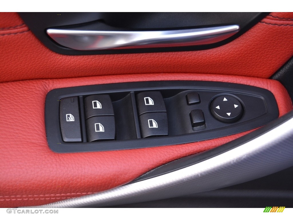 2013 3 Series 328i xDrive Sedan - Estoril Blue / Coral Red/Black photo #9
