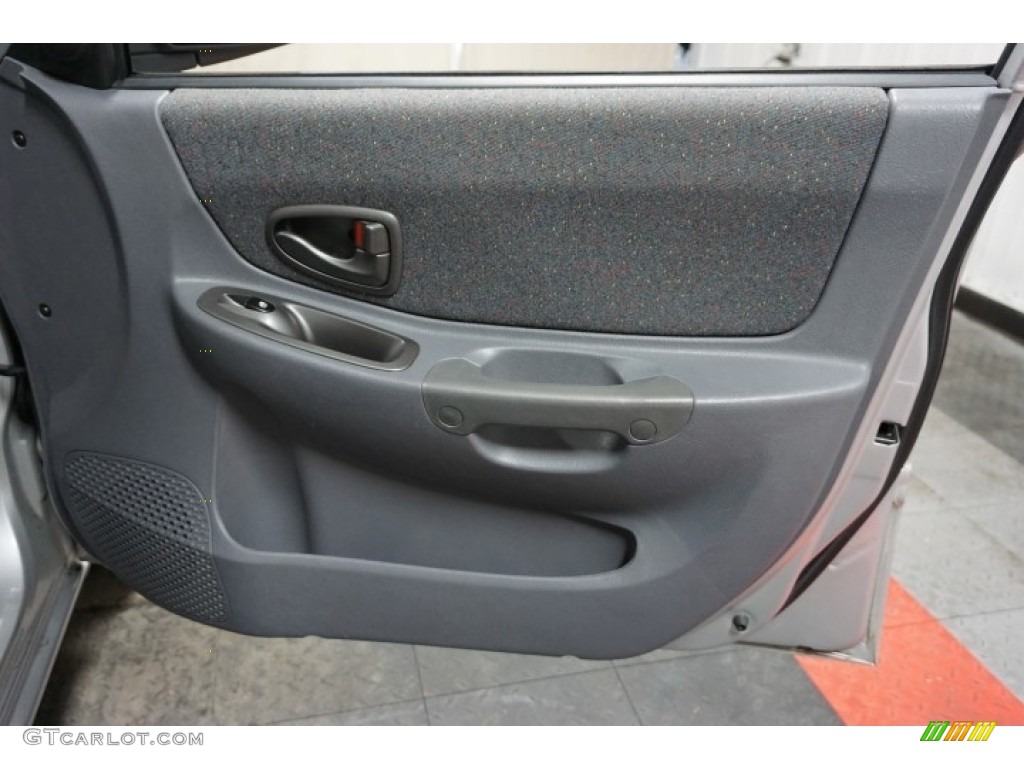 2002 Accent GL Sedan - Silver Mist / Gray photo #17