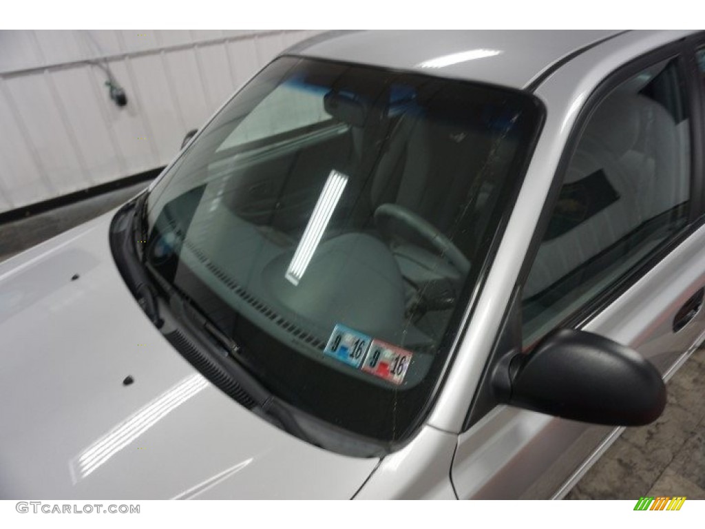 2002 Accent GL Sedan - Silver Mist / Gray photo #73