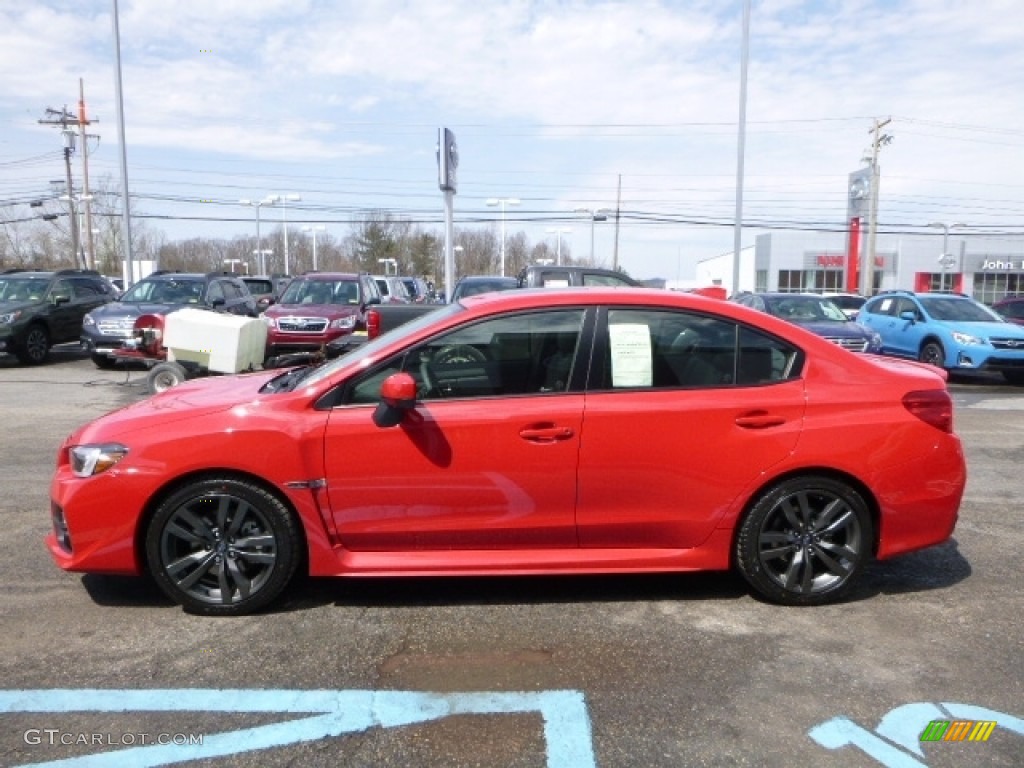 Pure Red 2016 Subaru WRX Limited Exterior Photo #112139029