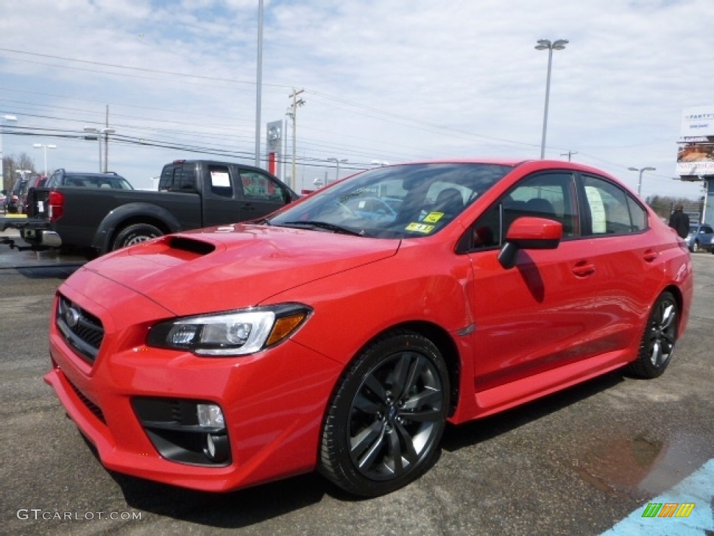 Pure Red 2016 Subaru WRX Limited Exterior Photo #112139050