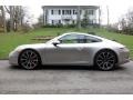 2013 Platinum Silver Metallic Porsche 911 Carrera 4S Coupe  photo #3