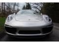 2013 Platinum Silver Metallic Porsche 911 Carrera 4S Coupe  photo #9