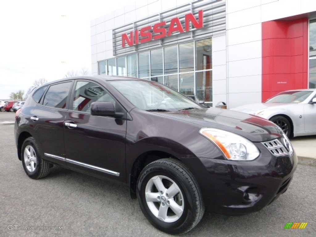 2013 Rogue S Special Edition AWD - Black Amethyst / Black photo #1