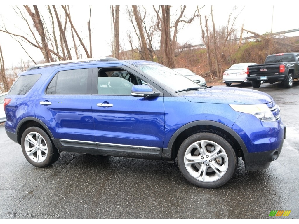 Deep Impact Blue 2015 Ford Explorer Limited 4WD Exterior Photo #112140736