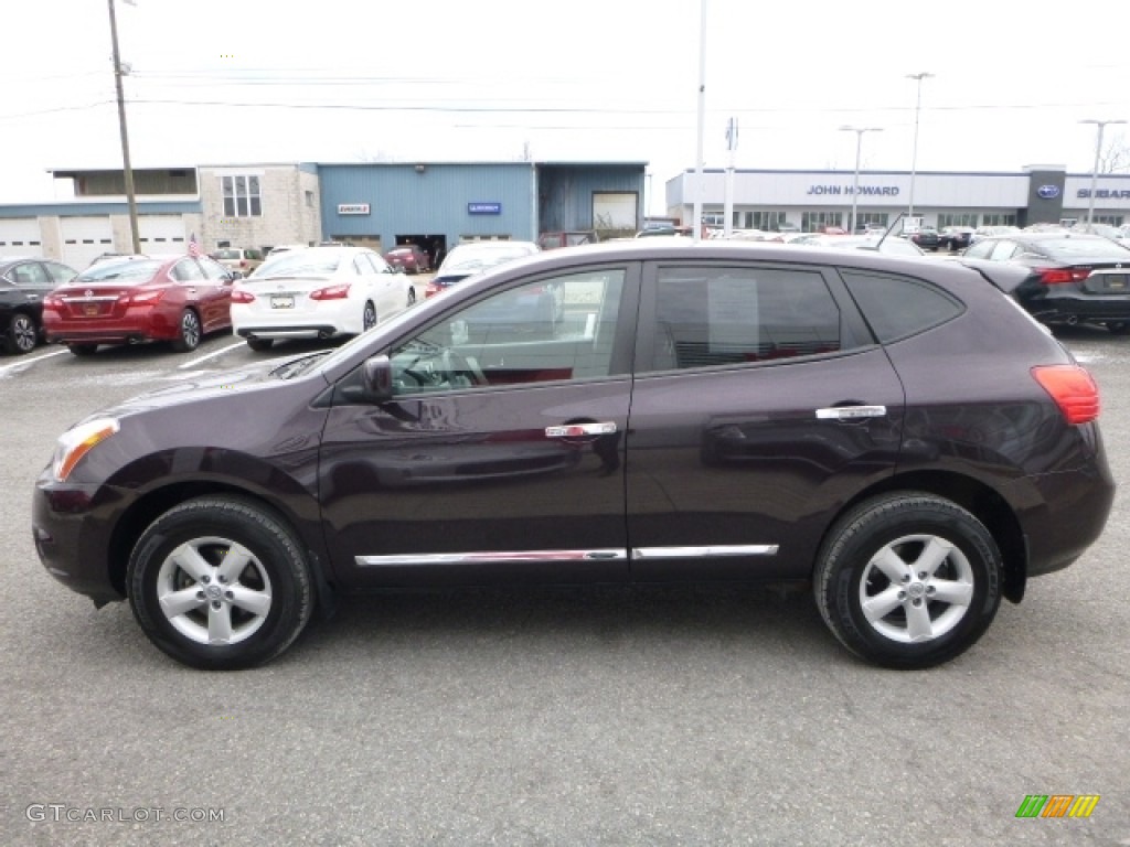 2013 Rogue S Special Edition AWD - Black Amethyst / Black photo #10