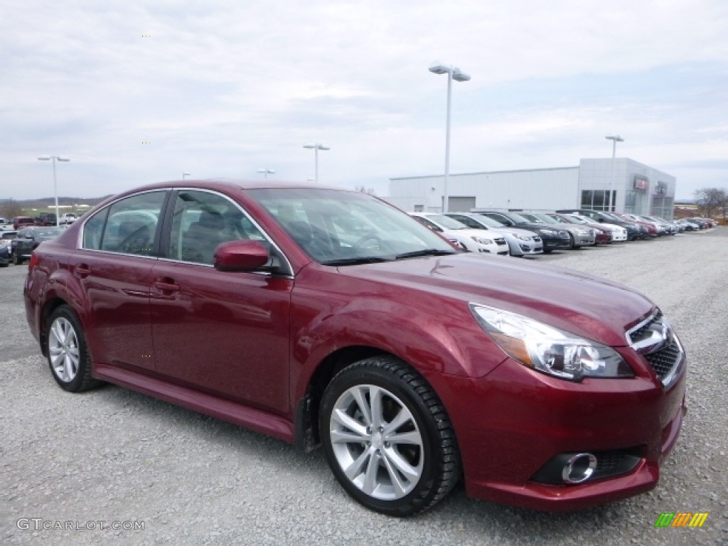 Venetian Red Pearl 2013 Subaru Legacy 2.5i Limited Exterior Photo #112141111