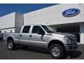 2016 Ingot Silver Metallic Ford F350 Super Duty XLT Crew Cab 4x4  photo #1