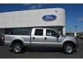 2016 Ingot Silver Metallic Ford F350 Super Duty XLT Crew Cab 4x4  photo #2