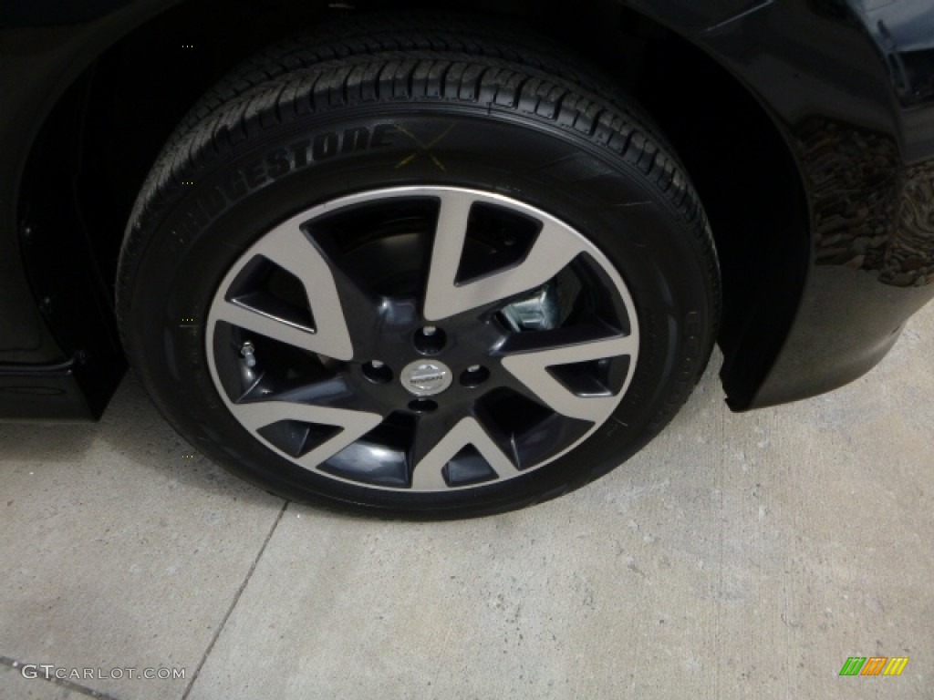 2016 Versa Note SR - Super Black / Charcoal photo #2