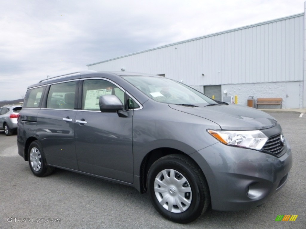 Gun Metallic 2016 Nissan Quest S Exterior Photo #112143349