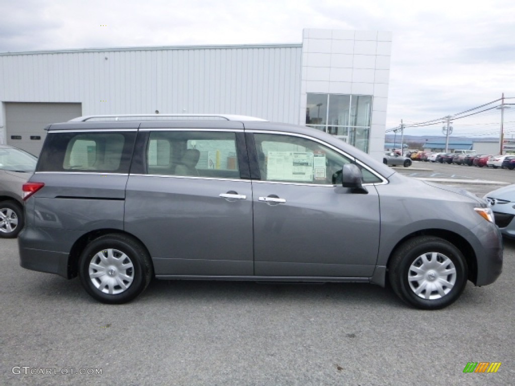 Gun Metallic 2016 Nissan Quest S Exterior Photo #112143436