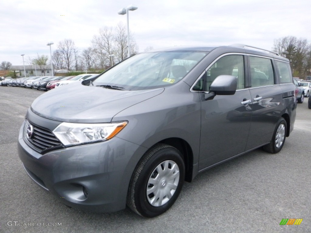 Gun Metallic 2016 Nissan Quest S Exterior Photo #112143505