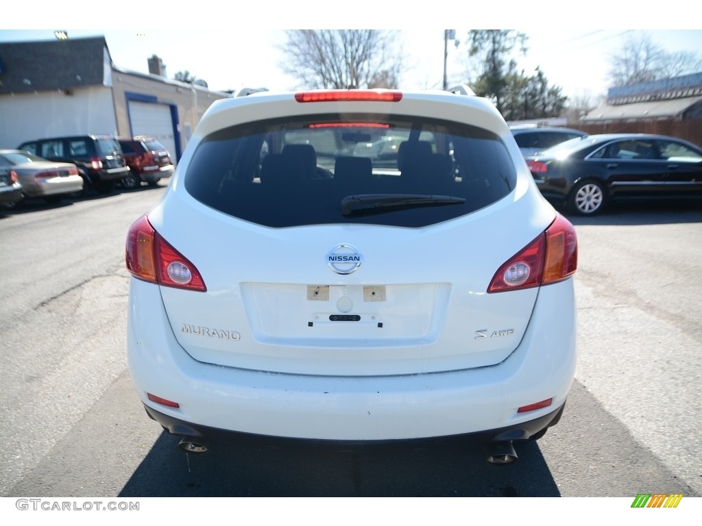 2009 Murano S AWD - Glacier Pearl / Beige photo #7