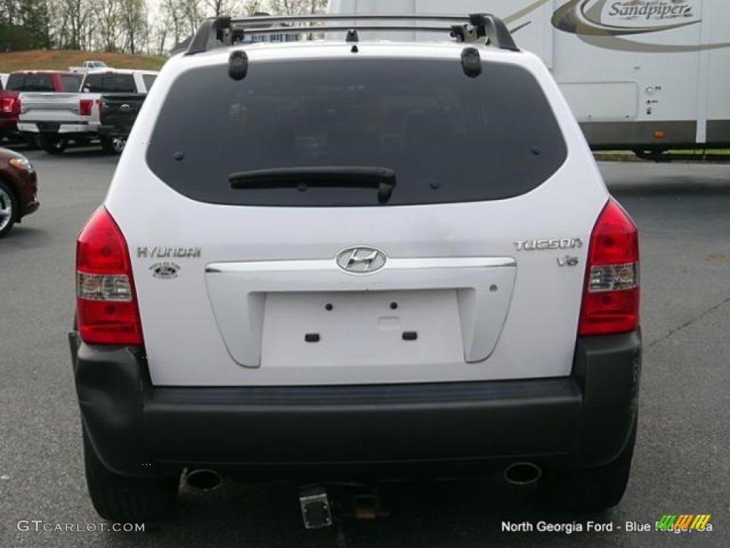 2005 Tucson GLS V6 - Nordic White / Beige photo #4