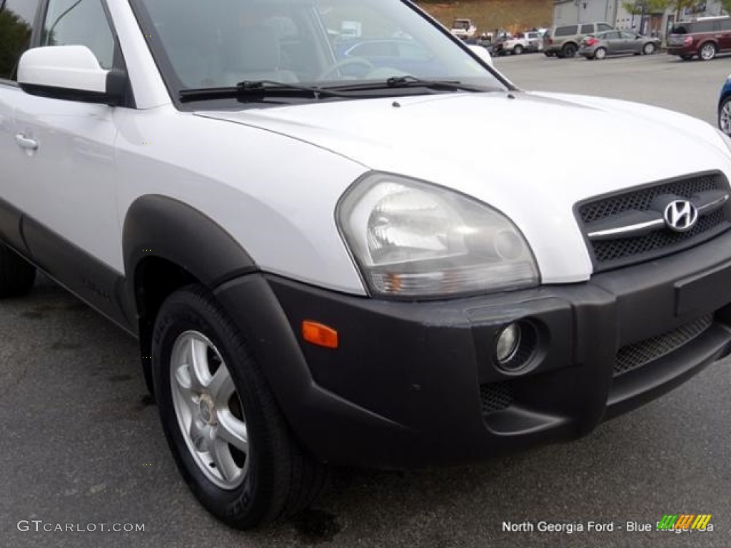 2005 Tucson GLS V6 - Nordic White / Beige photo #32