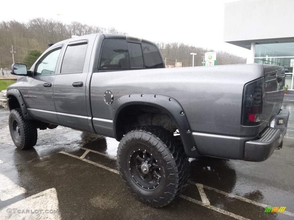 2003 Ram 2500 SLT Quad Cab 4x4 - Graphite Metallic / Dark Slate Gray photo #2